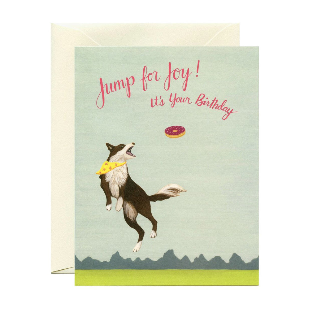 Jump for joy! It's your birthday - card from yeppie paper