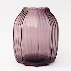 Blooming Lavender Glass Vase