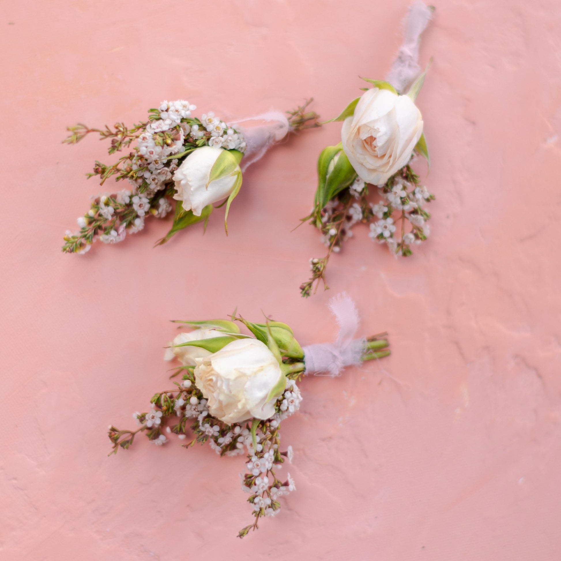 Mini boutonnieres for formal events
