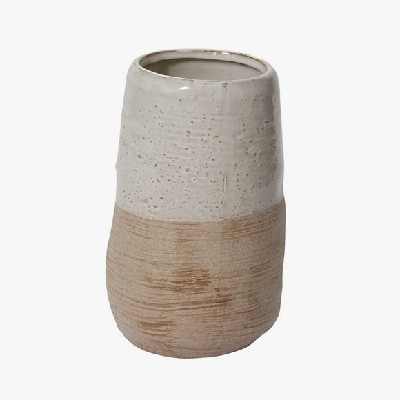 Paralia Vase - two toned natural ceramic vase
