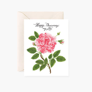 Rose Anniversary Card - Happy Anniversary my Love