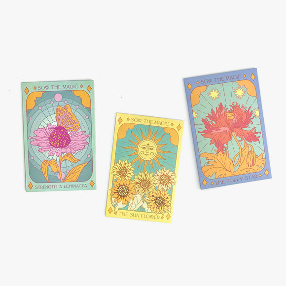 Flower Tarot Seed Packets