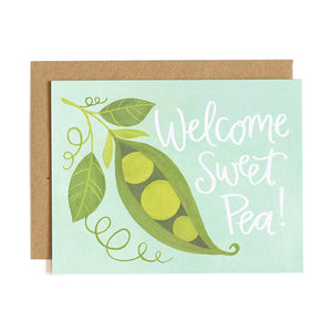 Sweet Pea Card | One Canoe Two
