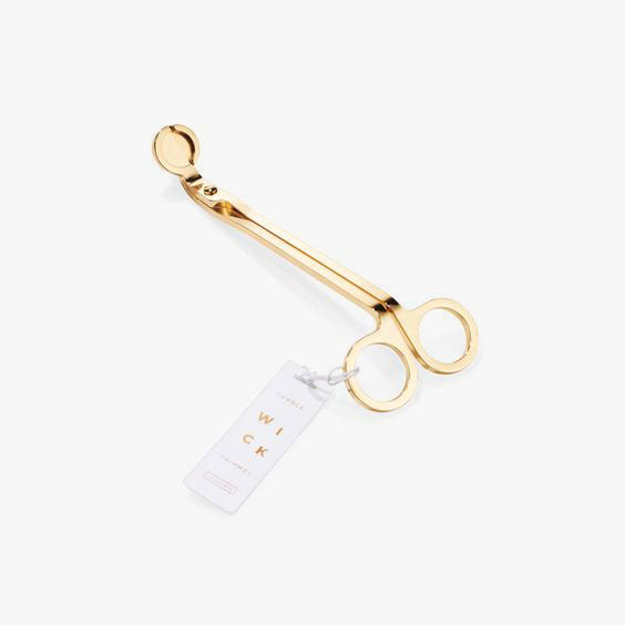 Gold Metallic Candle Wick Trimmer